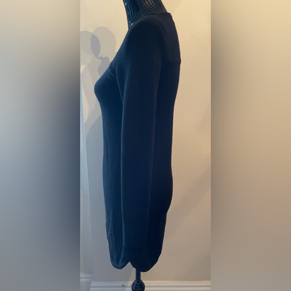 Banana Republic Black Thin Knit Sweater Dress Size M - Picture 5 of 13